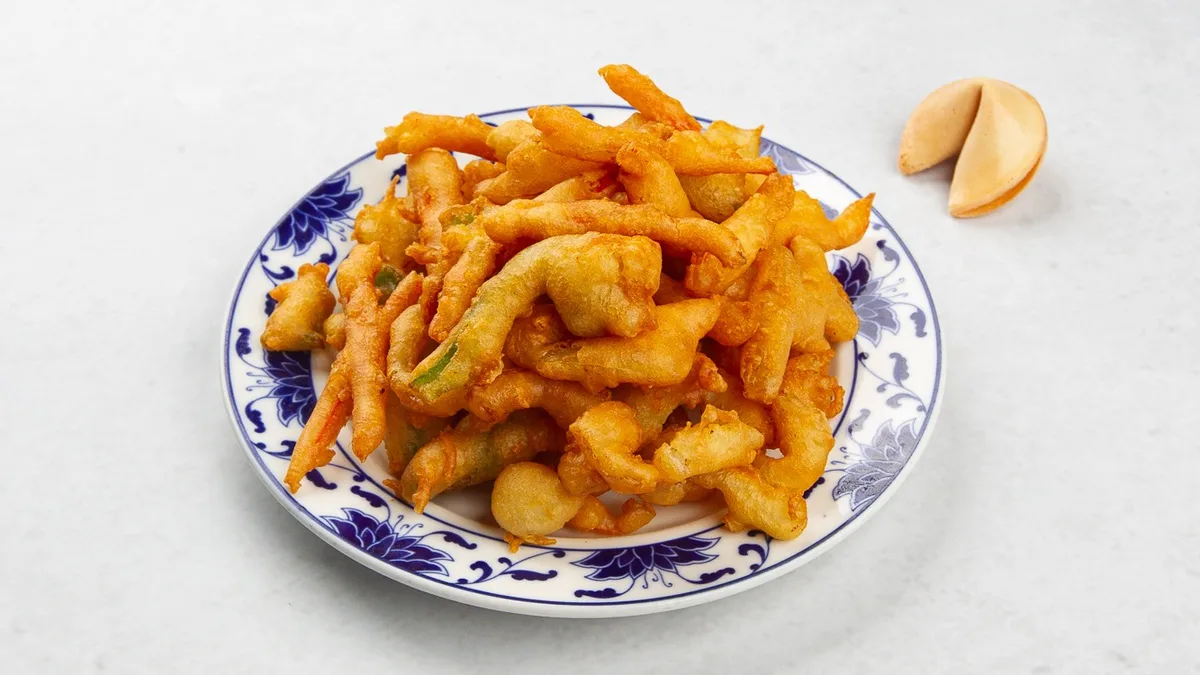 ocvrta zelenjava in fortune cookie