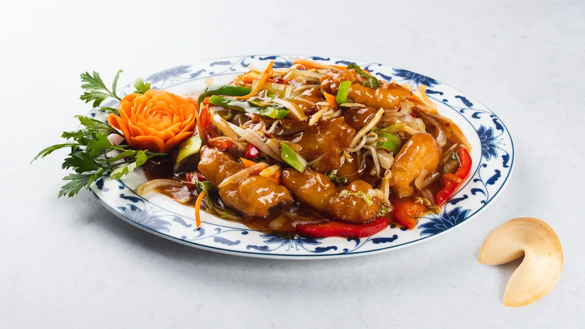 Pikantna riba in fortune cookie
