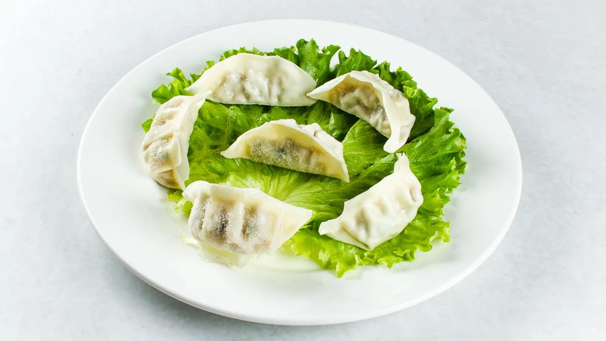Polnjeni žlikrofi s piščancem in fortune cookie