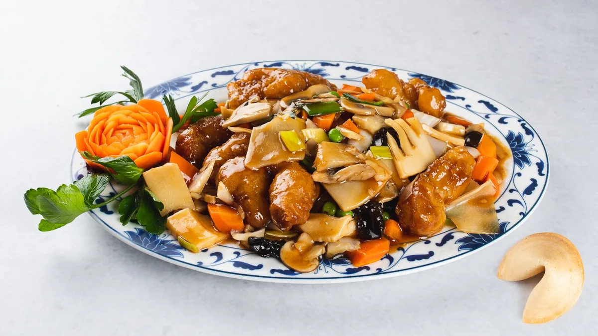 Ribji chopsui in fortune cookie