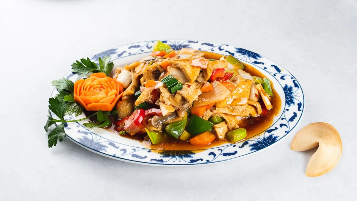 Tofu po sečuansko in fortune cookie