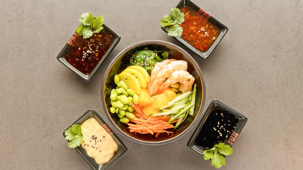 Poke bowl ebi