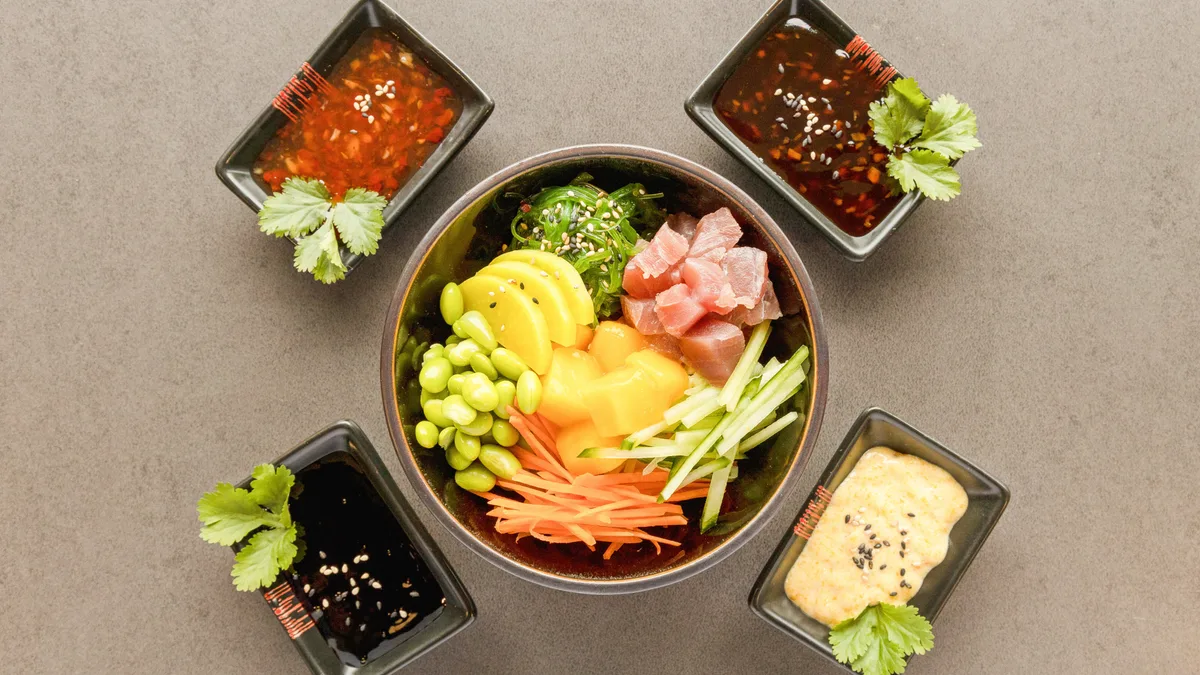 Poke bowl tekka