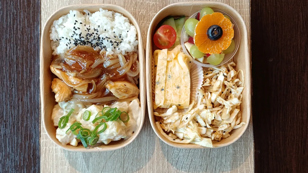 Bento doboz csirkés