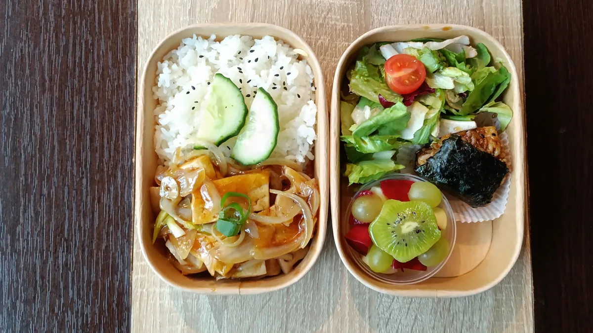 Bento doboz vegetáriánus