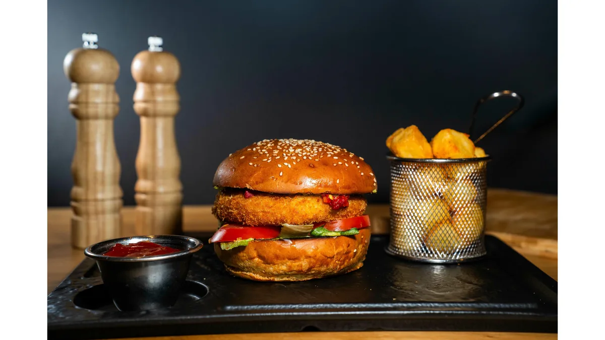 Halloumi burger