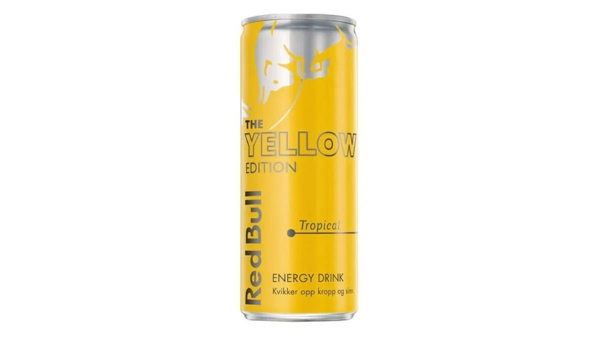 Red Bull Energidrikk Yellow Edition Tropical