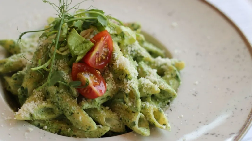 Pasta sa spanaćem i piletinom