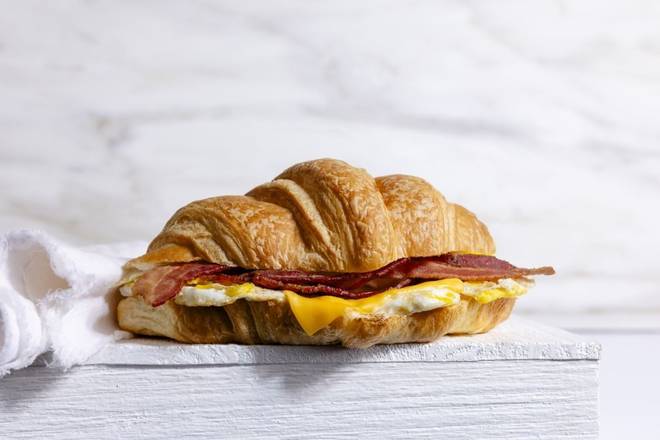 Bacon, Egg, and Cheese Breakfast Sandwich