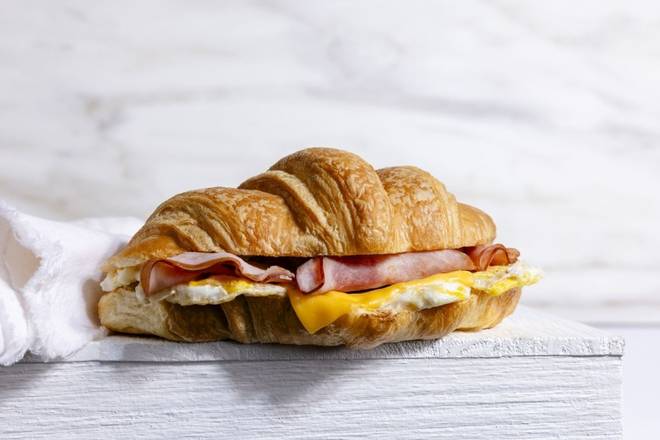 Ham, Egg, and Cheese Breakfast Sandwich