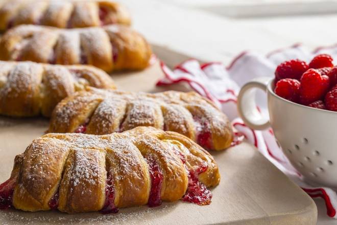 Raspberry Croissant