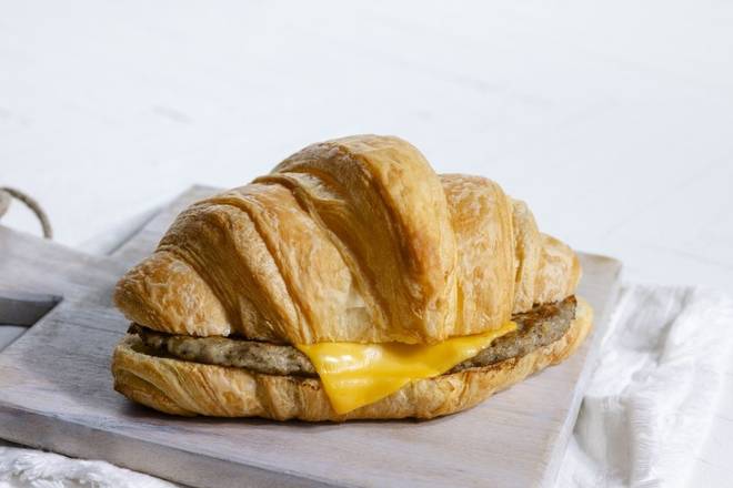 Sausage and Cheese Breakfast Sandwich