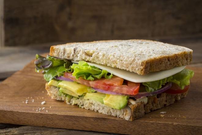 Veggie Avocado Half Sandwich