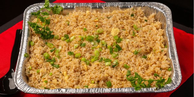 Catering Hibachi Fried Rice Pan