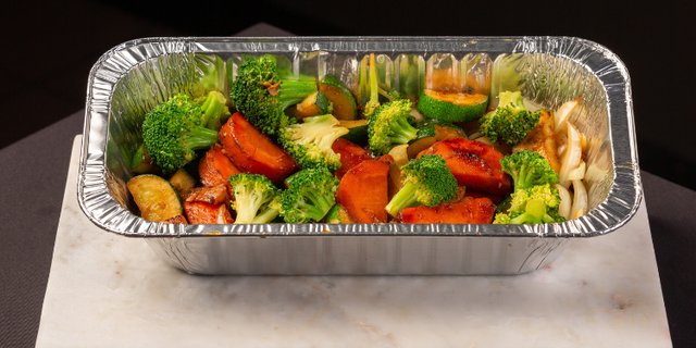 Catering Hibachi Mixed Vegetable Pan