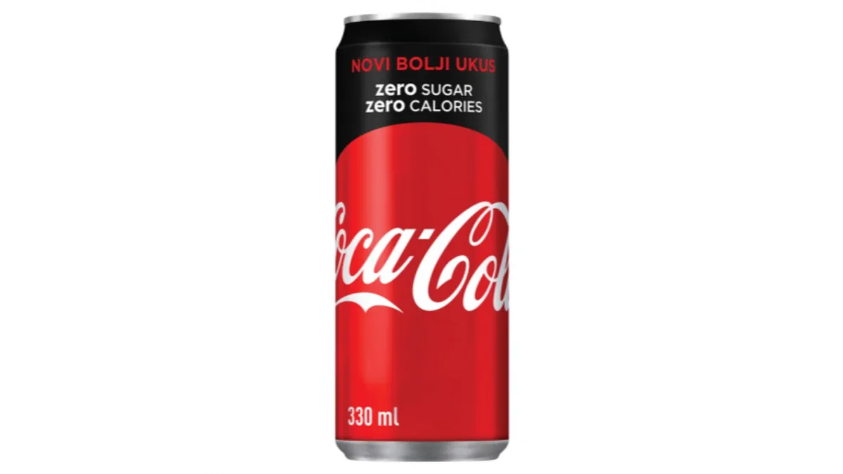 Coca cola zero 0,33