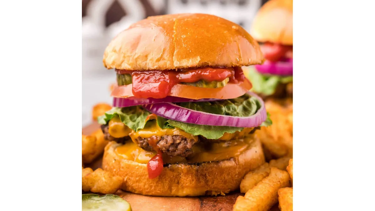 Smash classic double burger