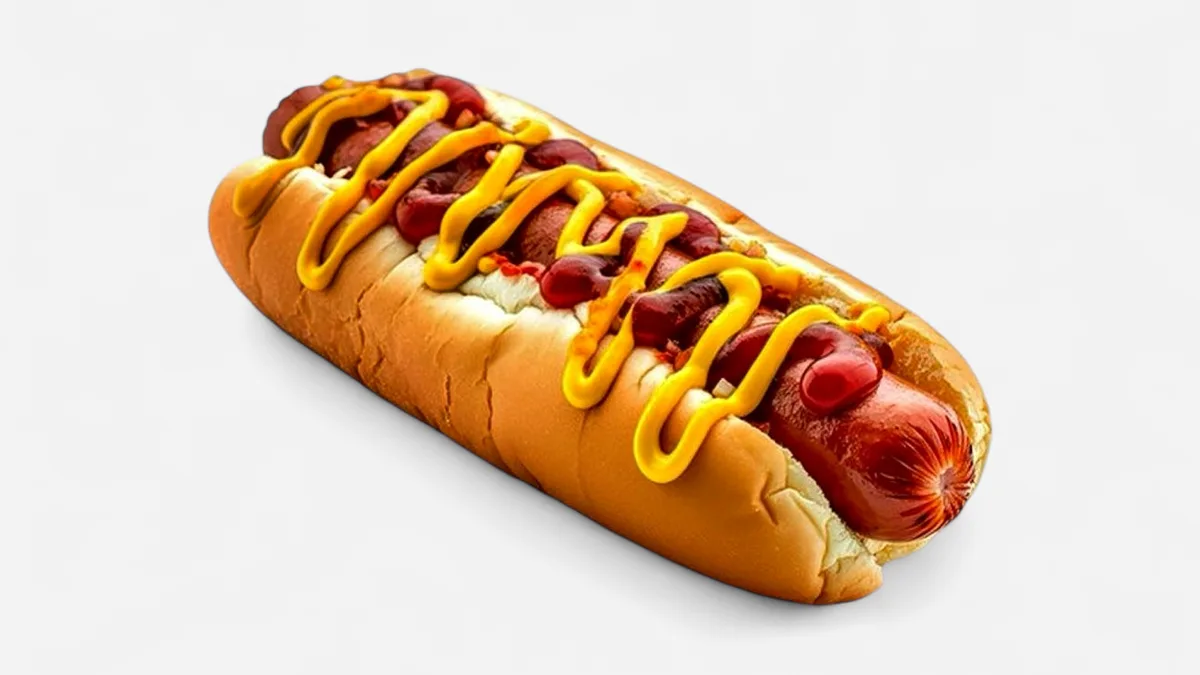 Classic hot dog