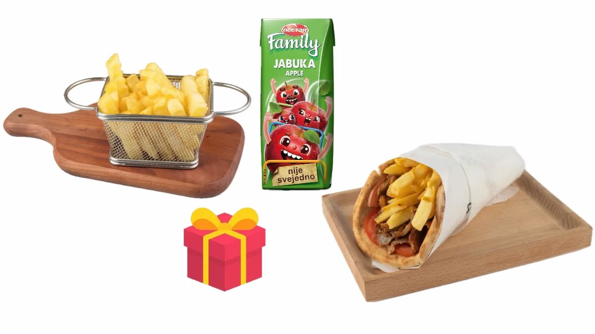 Kids Šme Meal Gyro