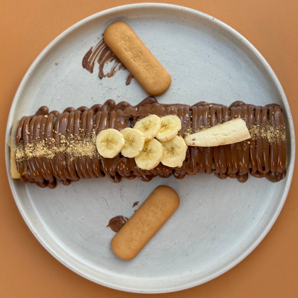 Nutela - banana palačinka