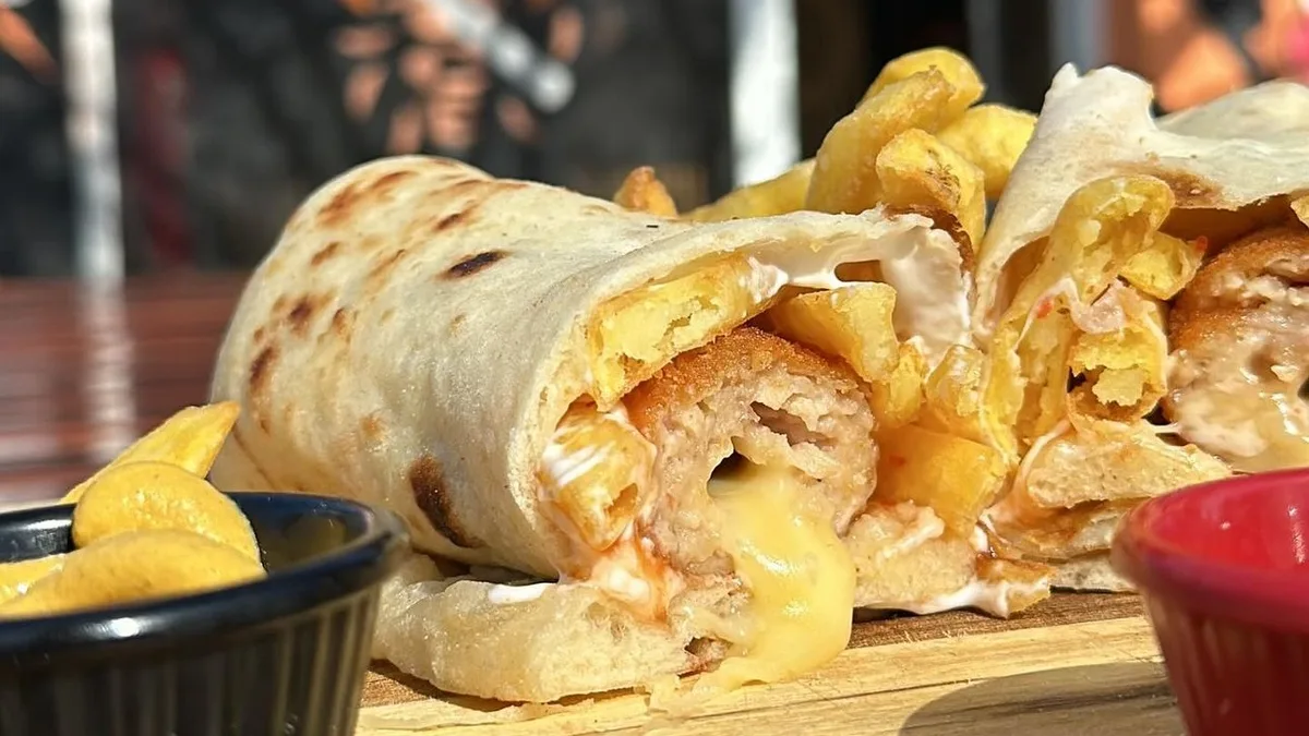 Pileća Karađorđeva u tortilji