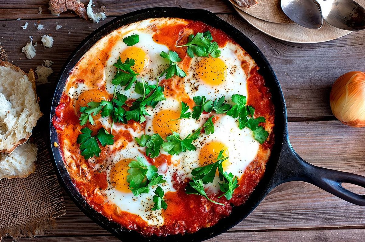 Shakshuka with Tomatoes