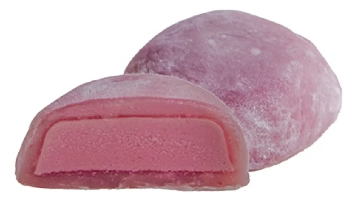 Raspberry mochi