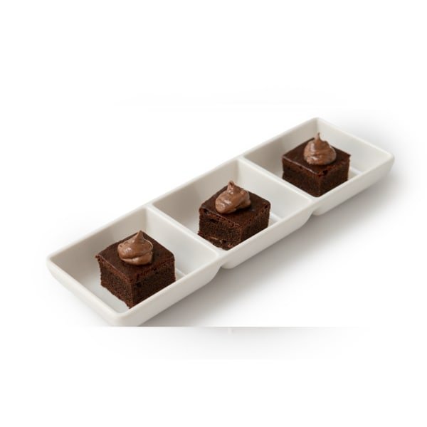 Mini Brownies with Nutella