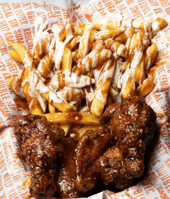 6 Pc Breaded Wings