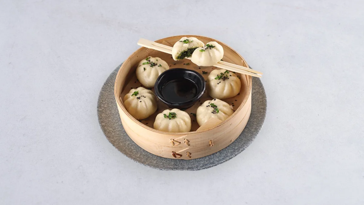 Bułeczki baozi ze smażonymi warzywami vege 6 szt.