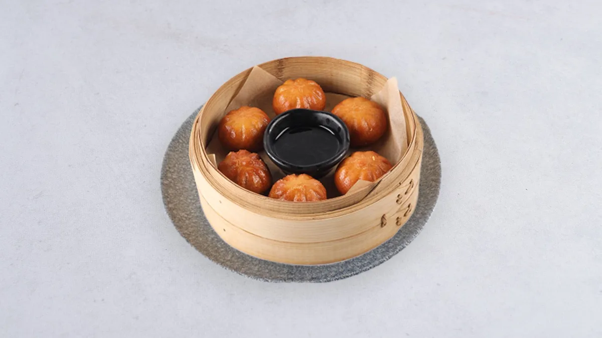 Chrupiące bułeczki baozi ze smażonymi warzywami vege 6 szt.