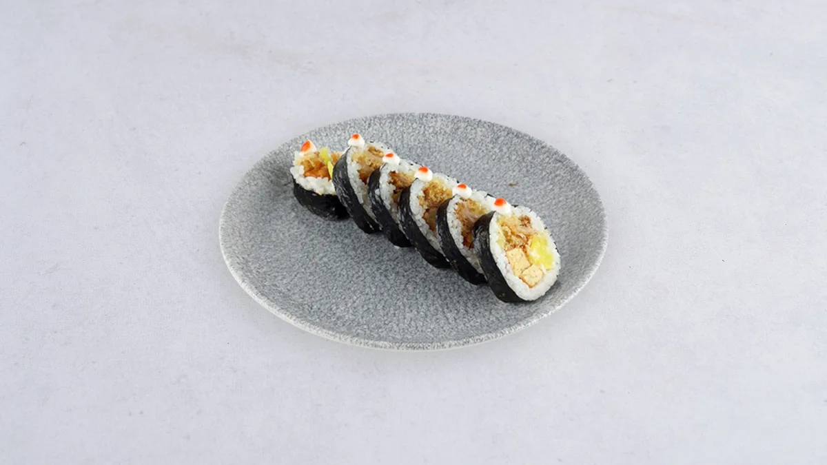 Futomaki kimchi w tempurze