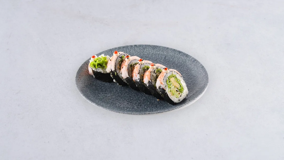 Futomaki Krewetki i kremowe awokado w tempurze