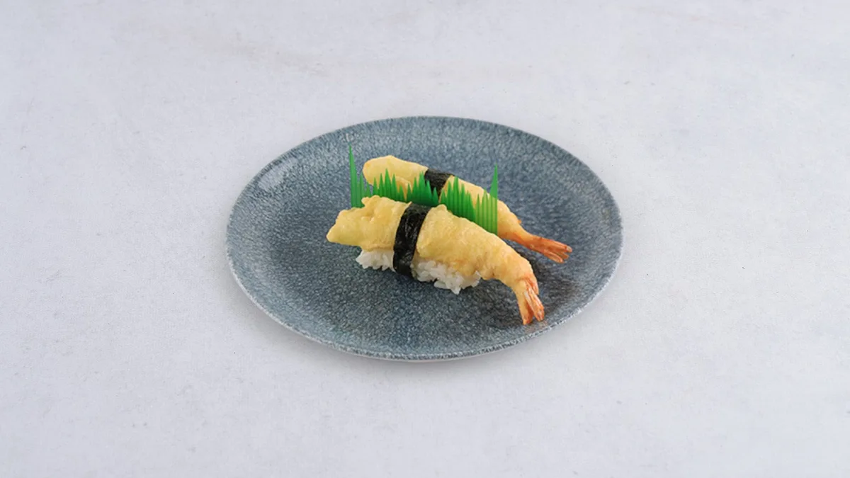 Nigiri z krewetką w tempurze