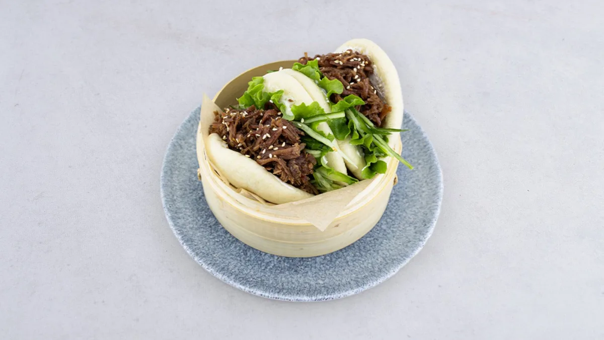 Sandwich gua bao z korean pulled pork 2 szt.