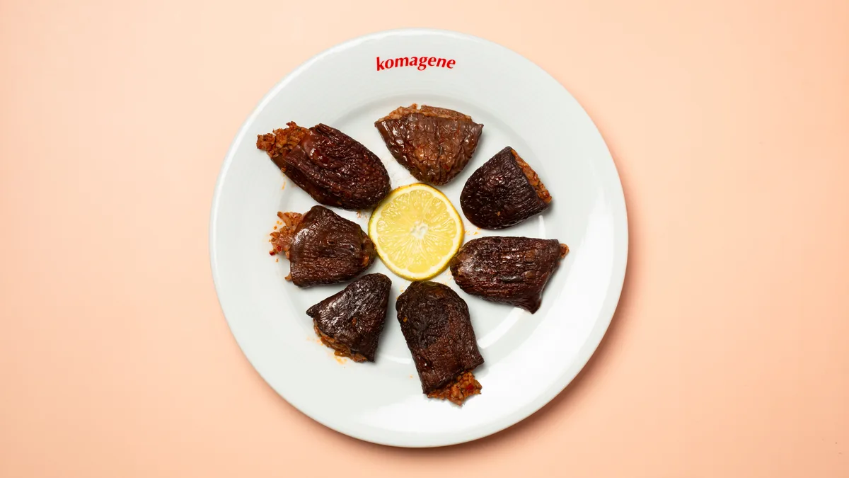 Getrocknete Auberginen