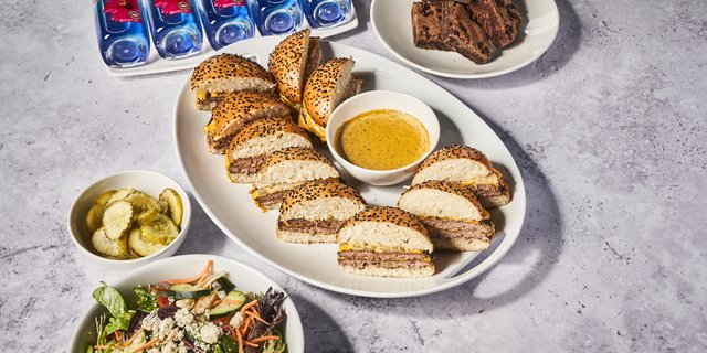 KG Burger Platter