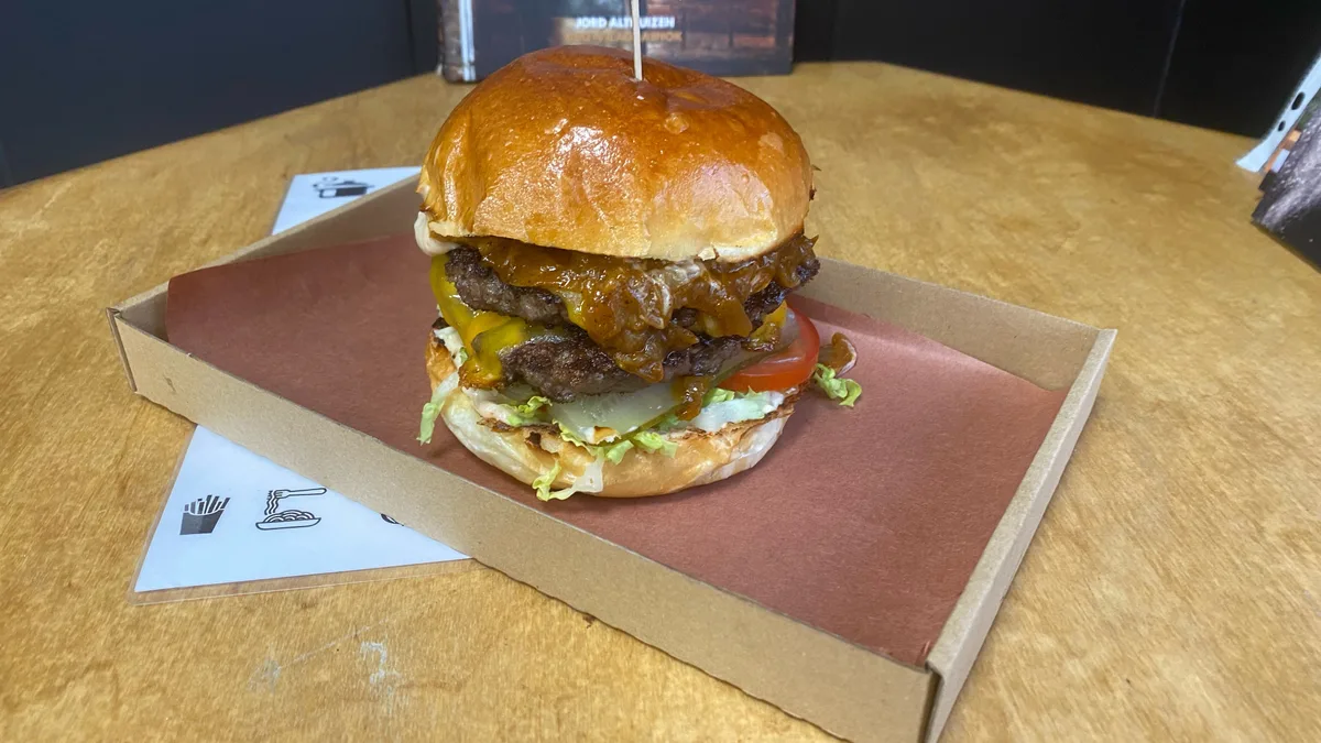 Cheddar and Double Beef Burger