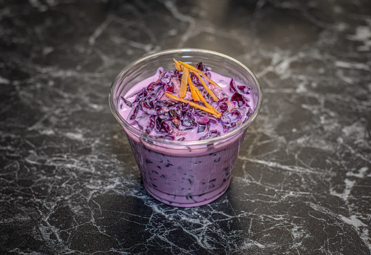 Lilakáposzta coleslaw