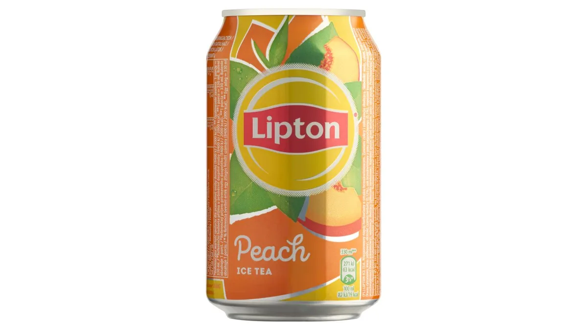 Lipton Ice Tea őszibarack ízű szénsavmentes üdítőital cukorral és édesítőszerrel 330 ml