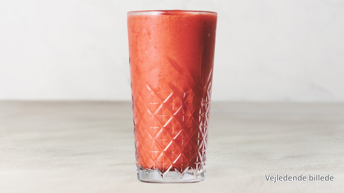 Smoothie Hindbær and Ananas