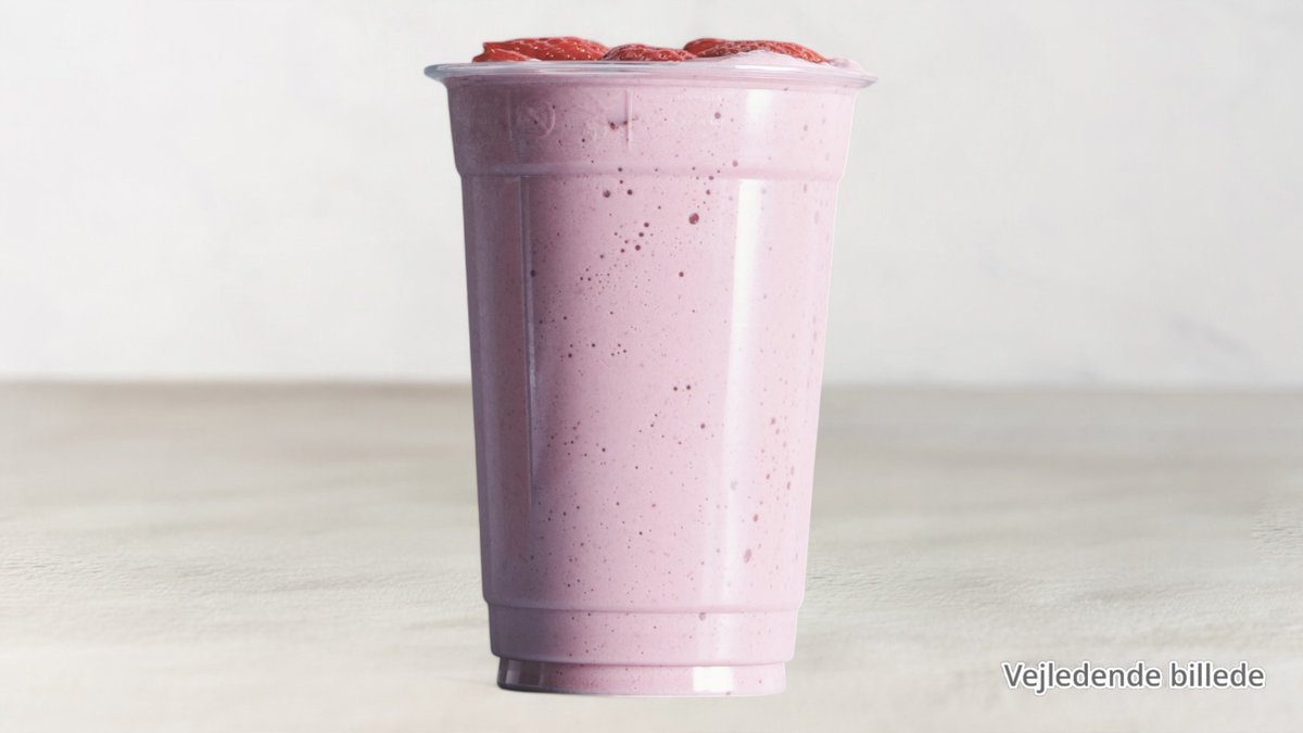 Smoothie Hindbær-banan and Jordbær