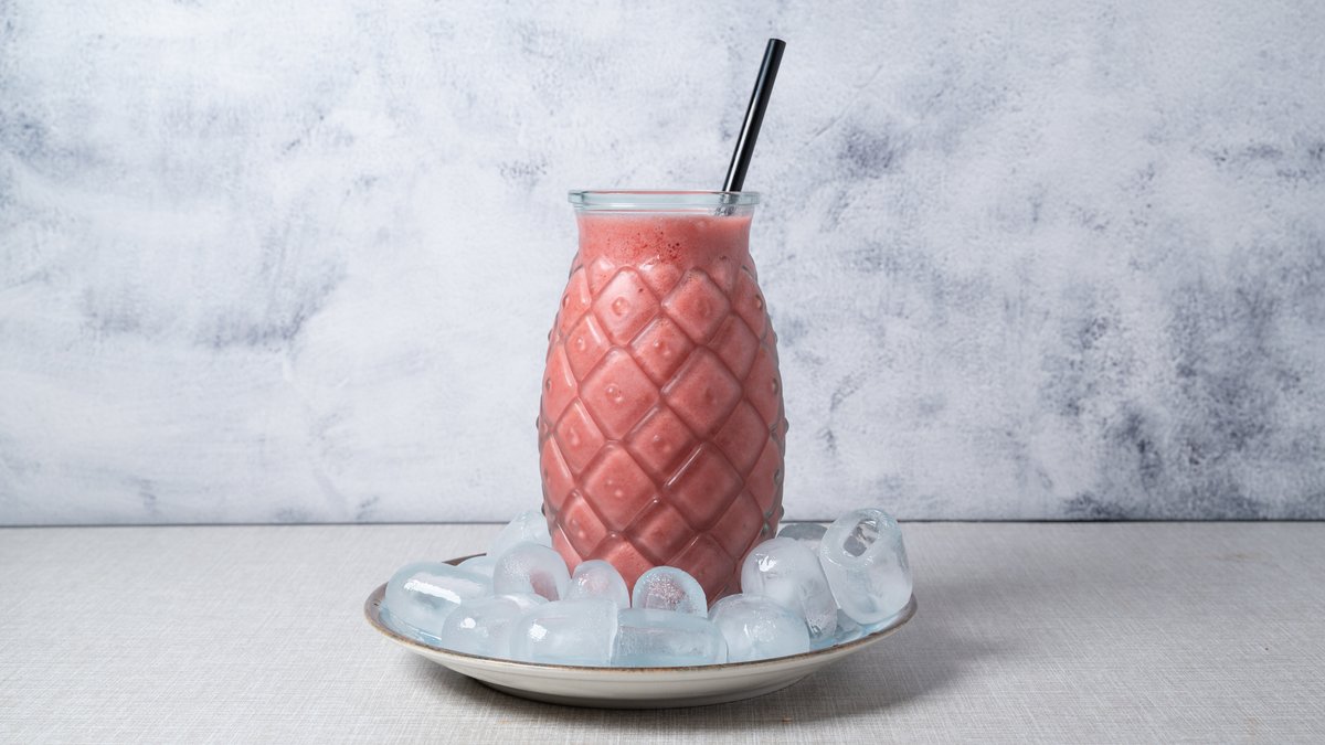 Smoothie Jordbær and Banan