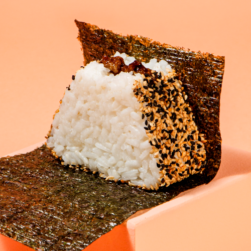 Onigiri Berinjela Tonkatsu