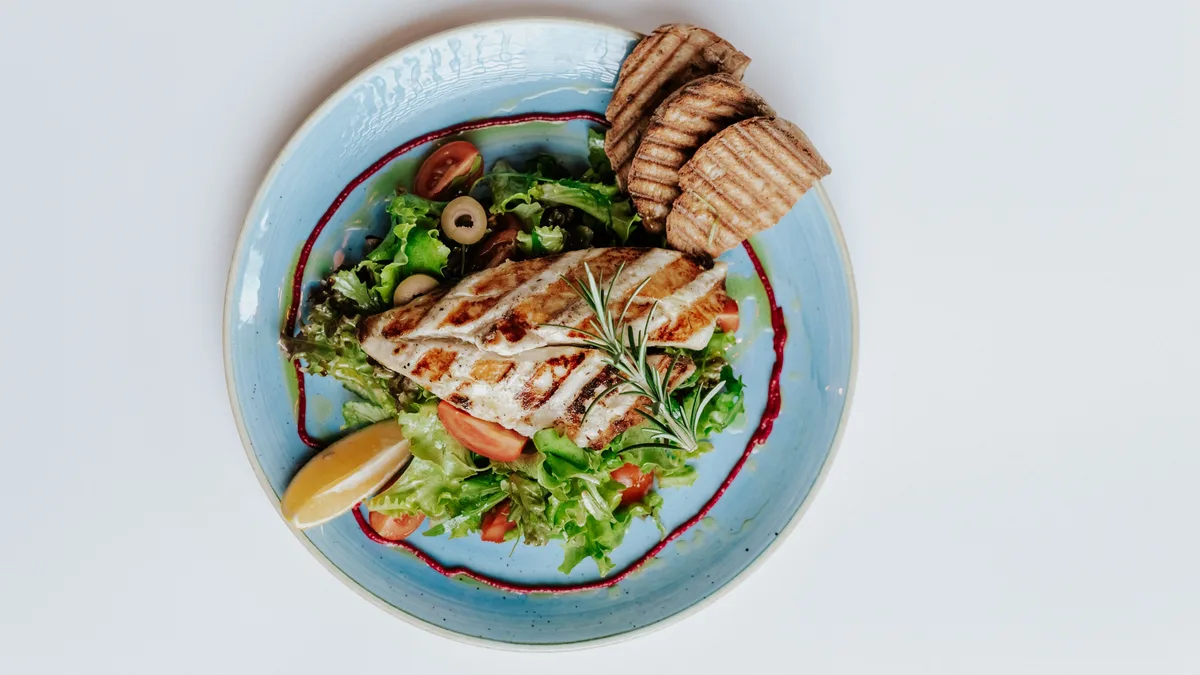Salata od fileta bele ribe - posno