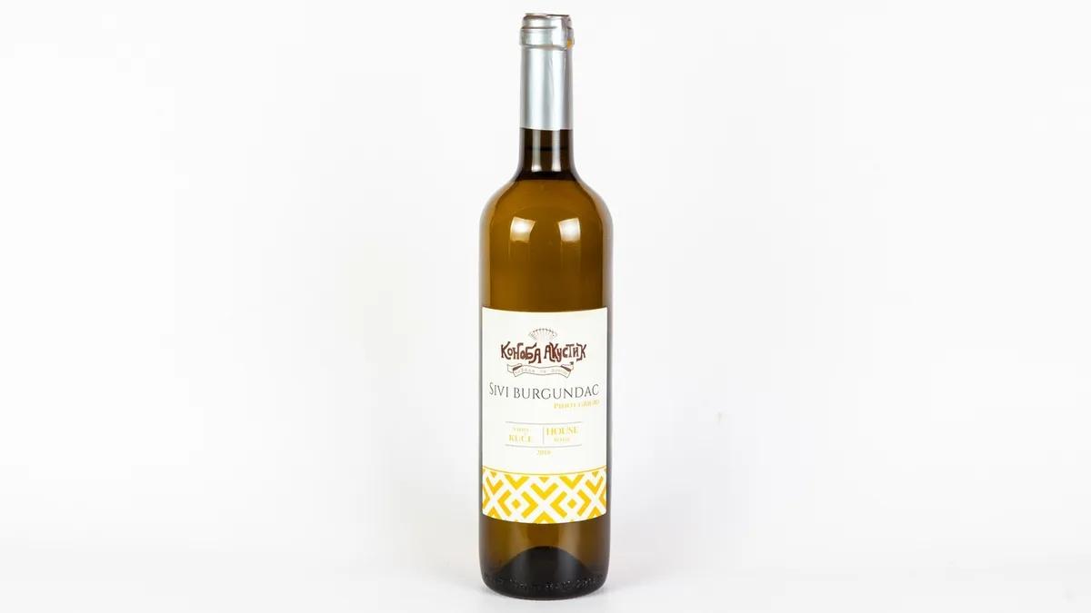Vino kuće sivi burgunac