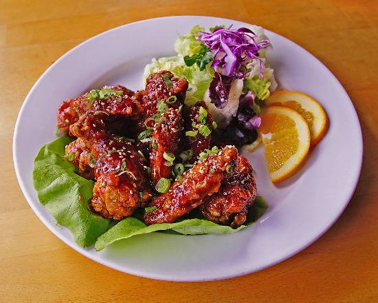 Spicy Korean Fried Chicken Wings  매운 닭날개 튀김