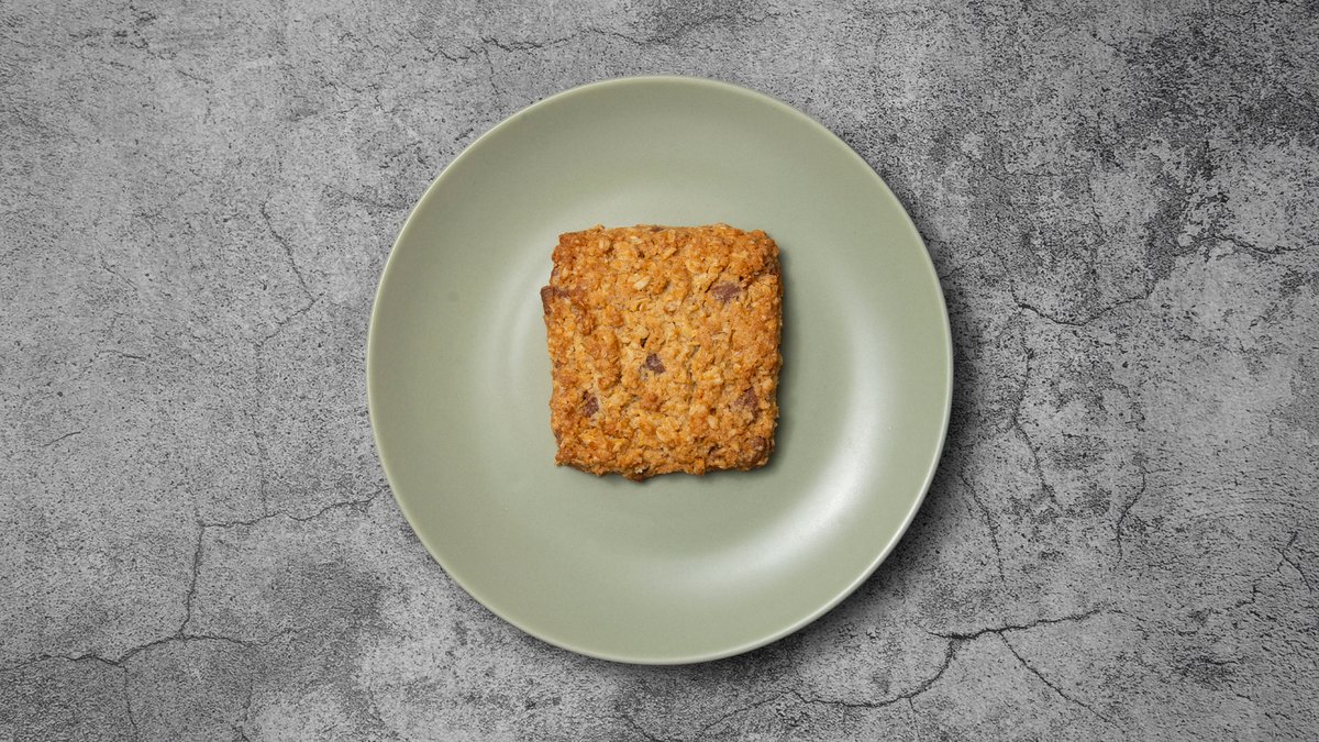 Havregrynscookie med lys chokolade