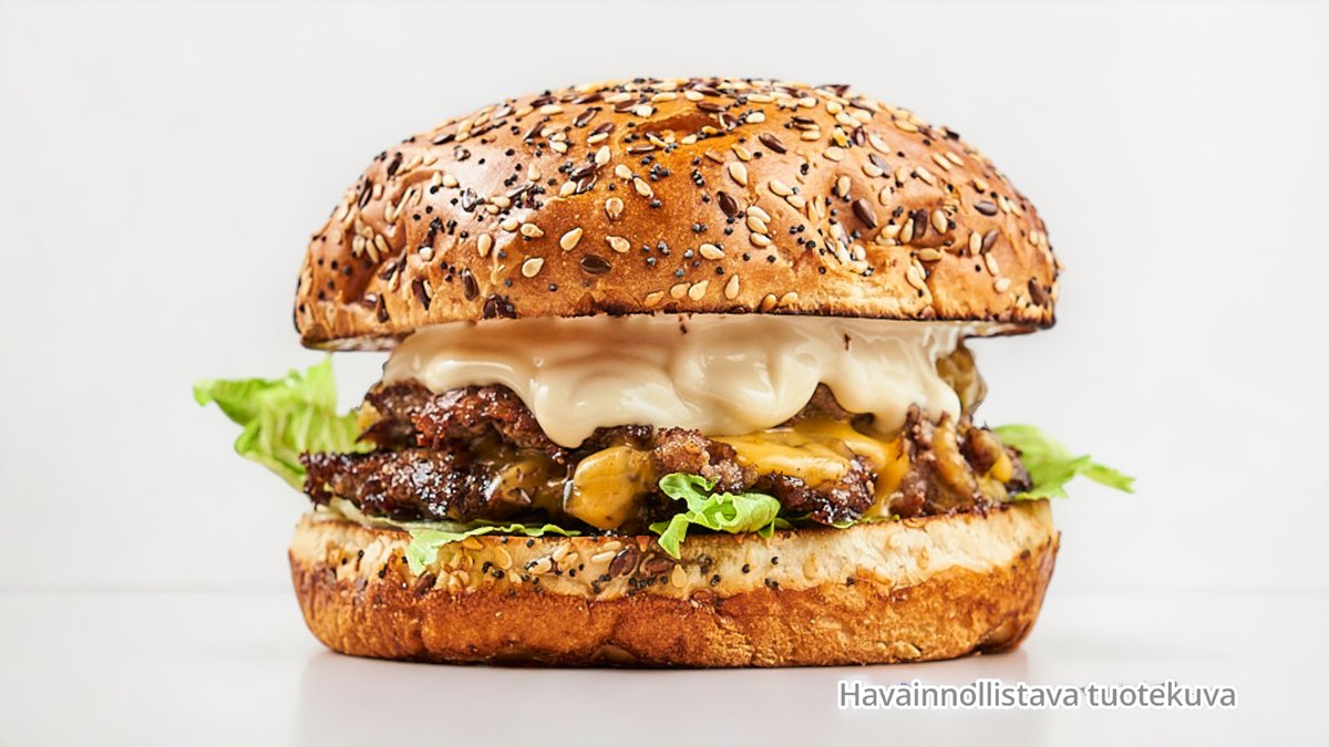 Hamburgare-ateria