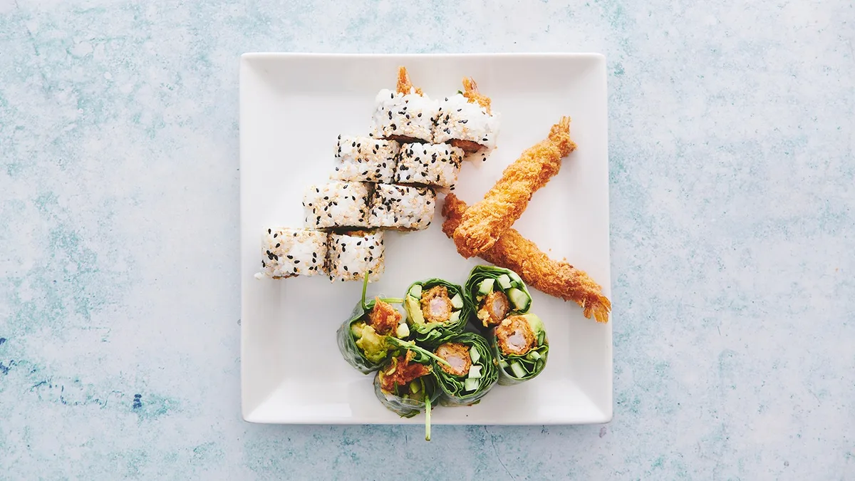Crispy ebi menu (14 stk)